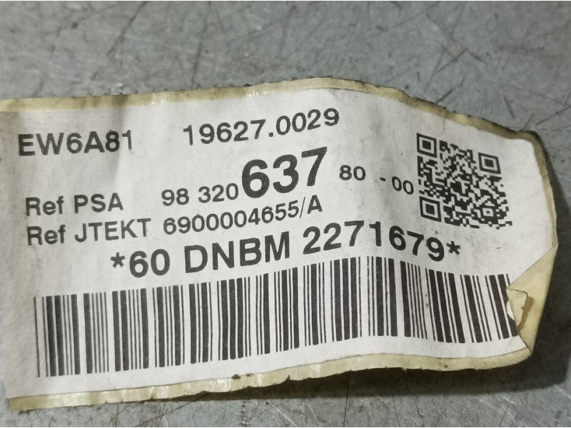 Recambio de cremallera direccion para peugeot 2008 (--.2013) signature referencia OEM IAM 9832063780 6900004655A ELECTRO/MECÁNIC