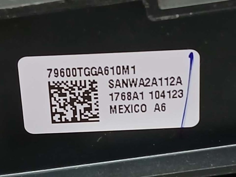 Recambio de mando climatizador para honda civic lim.4 (fc) 1.5 comfort referencia OEM IAM 79600TGGA610M1 1768A1104123 