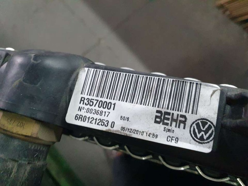 Recambio de radiador agua para seat ibiza (6j5) reference referencia OEM IAM 6R01212530 R3570001 BEHR