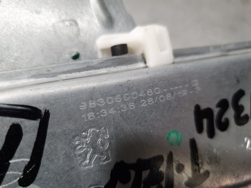 Recambio de elevalunas trasero izquierdo para peugeot 2008 (--.2013) signature referencia OEM IAM 9830590480G  ELECTRICO 6 PINES