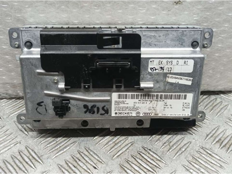 Recambio de sistema navegacion gps para audi a6 berlina (4f2) 2.0 tdi referencia OEM IAM 4F0919603B  BECKER