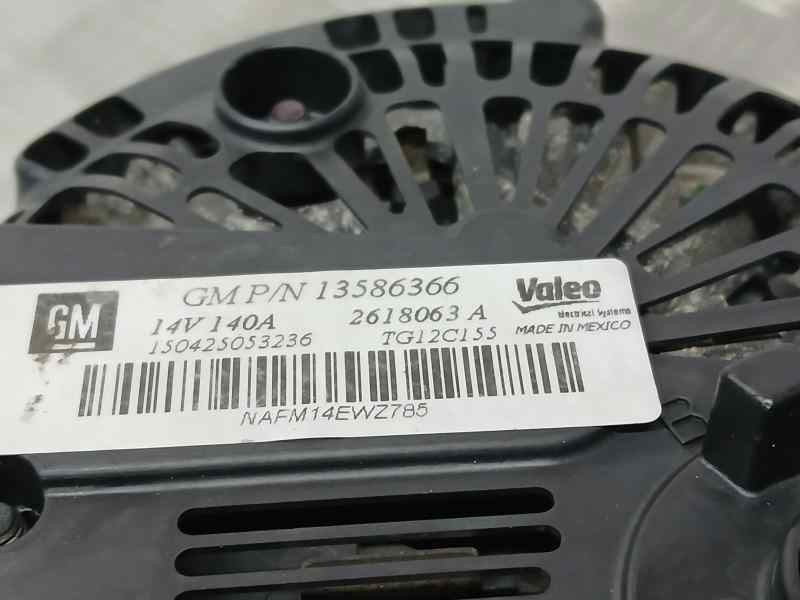 Recambio de alternador para opel astra j lim. selective referencia OEM IAM 13586366 2618063A VALEO