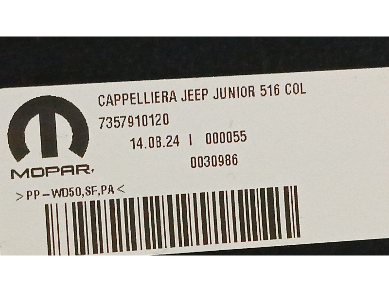 Recambio de bandeja trasera para jeep avenger (j2) electric referencia OEM IAM 735791012  