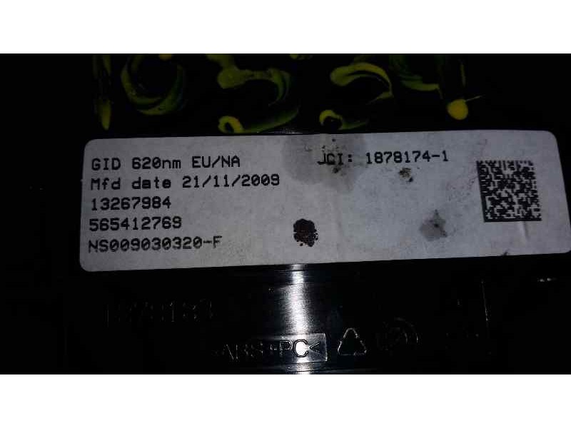 Recambio de pantalla multifuncion para opel astra j lim. cosmo referencia OEM IAM 565412769 13267984 