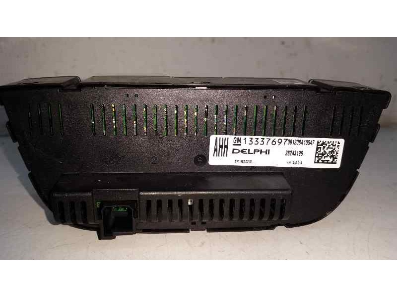 Recambio de mando climatizador para opel astra j lim. cosmo referencia OEM IAM 28243196 13337697 DELPHI