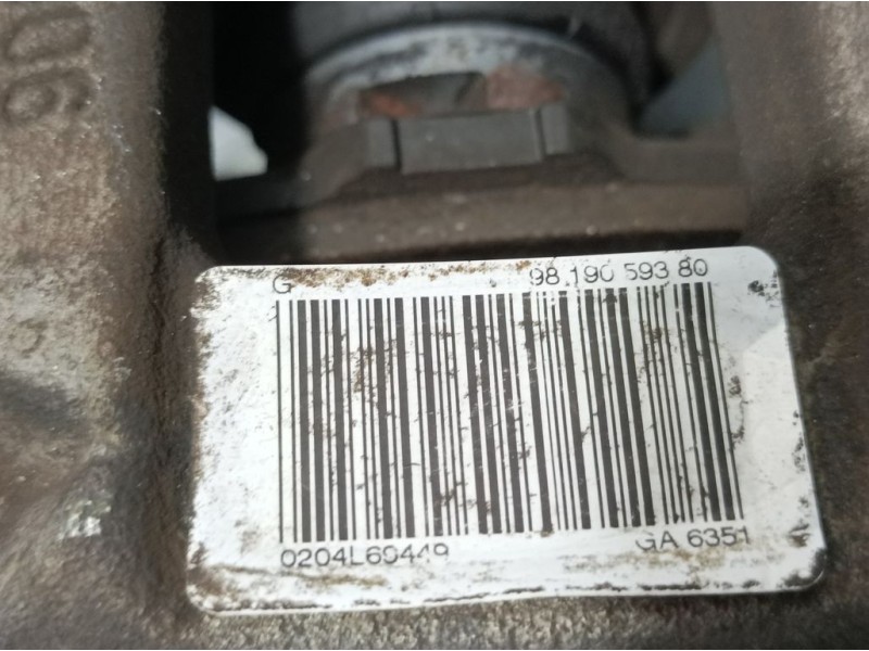 Recambio de pinza freno trasera izquierda para peugeot rifter active nav+ standard referencia OEM IAM 9819059380  