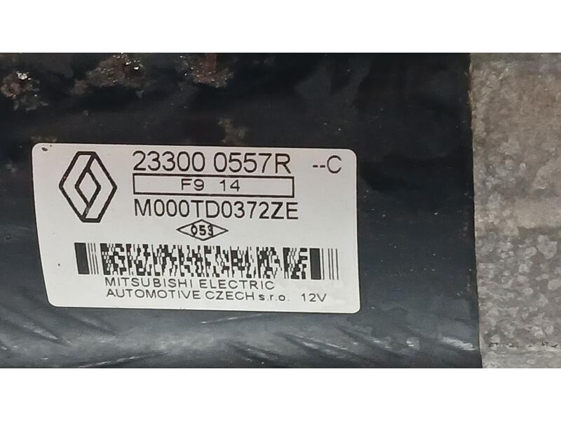 Recambio de motor arranque para renault captur zen referencia OEM IAM 233000557R MITSUBISHI M000TD0372ZE