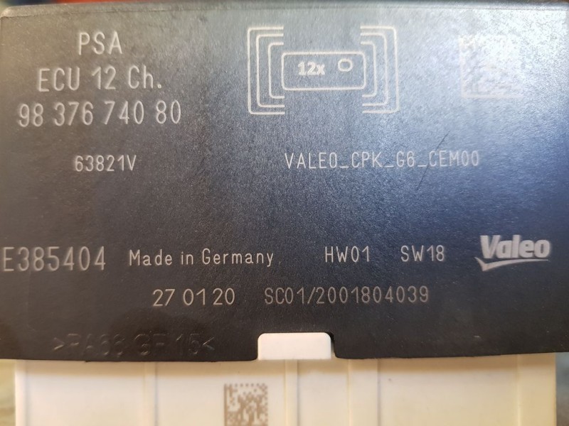 Recambio de modulo electronico para ds 7 crossback performance line referencia OEM IAM 9837674080 E385404 VALEO