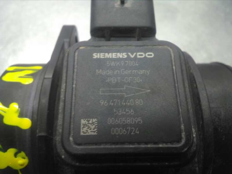 Recambio de caudalimetro para citroën c2 1.4 hdi referencia OEM IAM 9647144080 5WK97004 SIEMENS VDO