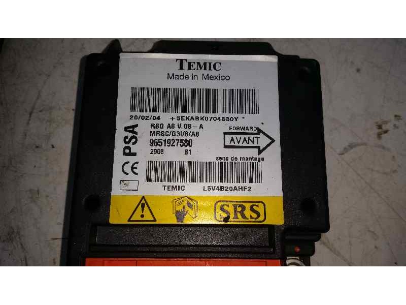 Recambio de kit airbag para citroën c3 1.4 hdi premier referencia OEM IAM 9651927580  