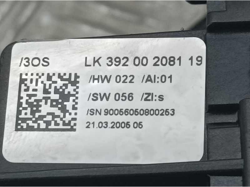 Recambio de mando luces y limpia para bmw serie 3 berlina (e90) 320d referencia OEM IAM 696267003 01418304 