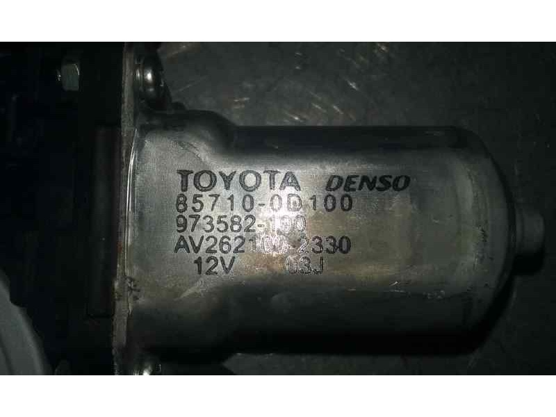 Recambio de elevalunas trasero izquierdo para toyota auris luna+ referencia OEM IAM  6 PINS ELECTRICO