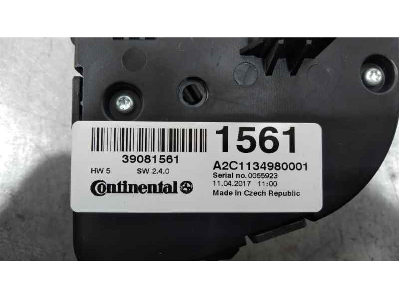 Recambio de mando climatizador para opel mokka x selective star/stop referencia OEM IAM 39081561  