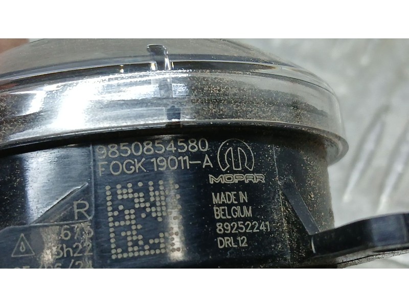 Recambio de faro antiniebla izquierdo para jeep avenger (j2) electric referencia OEM IAM 9850854580  89252241