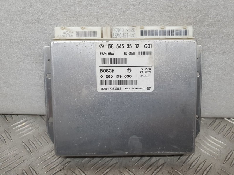 Recambio de centralita abs para mercedes-benz clase a (w168) 160 (168.033) referencia OEM IAM 1685453532 0265109630 BOSCH