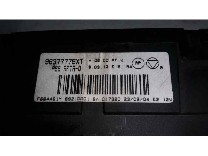 Recambio de mando climatizador para citroën c3 1.4 hdi premier referencia OEM IAM 96377775XT  