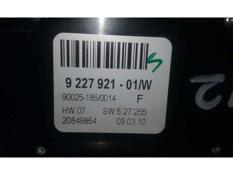 Recambio de mando climatizador para bmw x5 (e70) xdrive30d referencia OEM IAM 922792101W 20849854 PREH