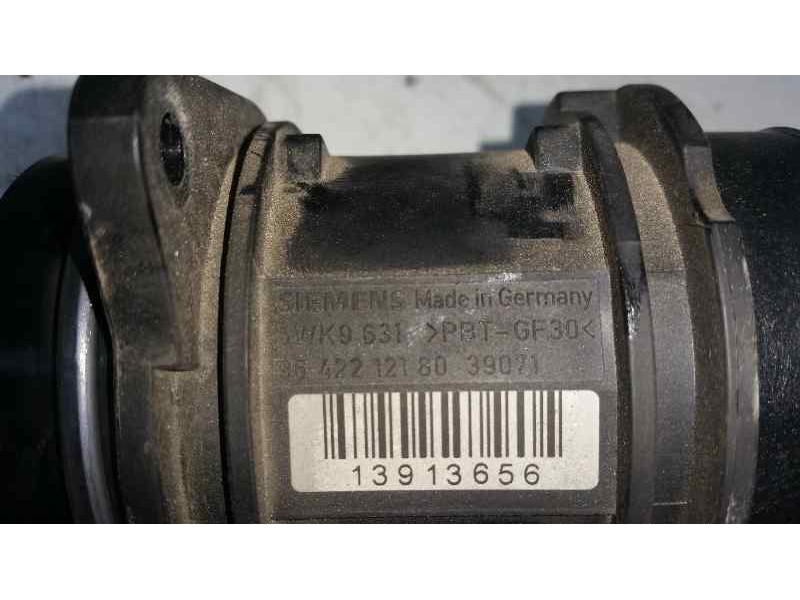 Recambio de caudalimetro para citroën c3 1.4 hdi premier referencia OEM IAM 9642212180 5WK9631 SIEMENS