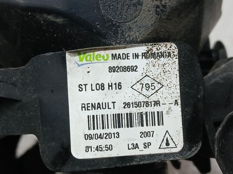 Recambio de faro antiniebla derecho para dacia lodgy laureate referencia OEM IAM 261507170R  89208692