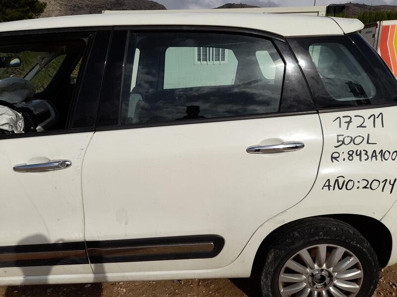 Recambio de puerta trasera izquierda para fiat 500l (351_, 352_) 1.4 (199lyb1b) referencia OEM IAM 1689787680  