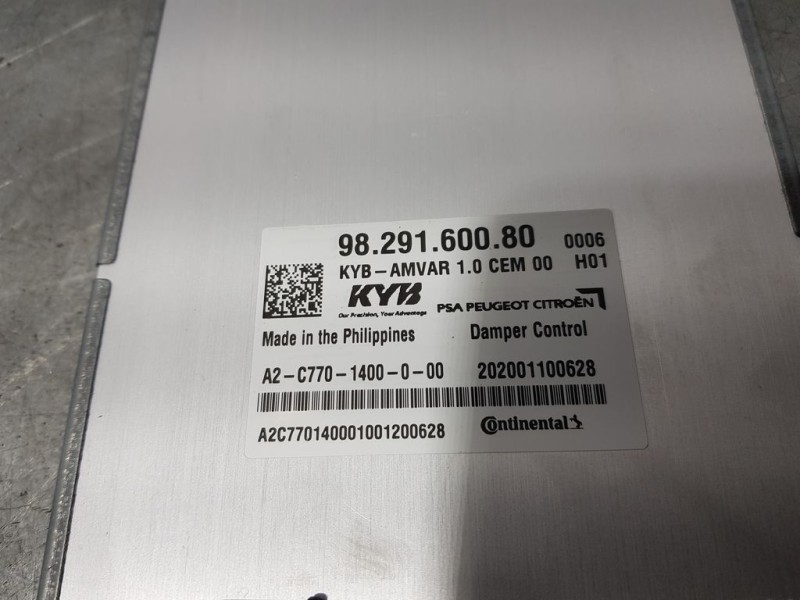 Recambio de modulo electronico para citroën c3 feel referencia OEM IAM 9829160080 A2C77001400000 CONTINENTAL