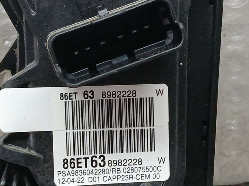 Recambio de potenciometro pedal para citroën berlingo feel m 5p referencia OEM IAM 9836042280 86ET63 