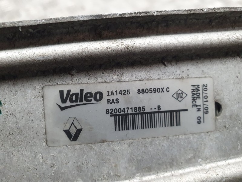 Recambio de intercooler para renault clio iii dynamique referencia OEM IAM 8200471885B 880590XC VALEO