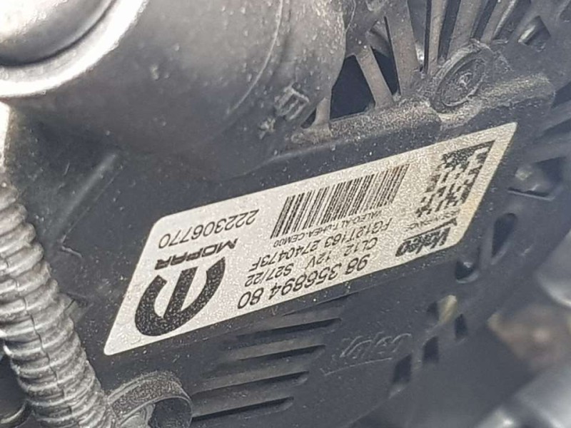 Recambio de alternador para citroën c3 feel referencia OEM IAM 9835689480  