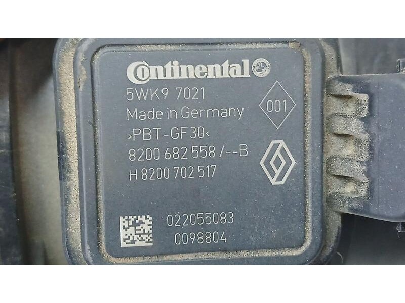 Recambio de caudalimetro para renault clio iv business referencia OEM IAM 8200702517 CONTINENTAL 5WK97021