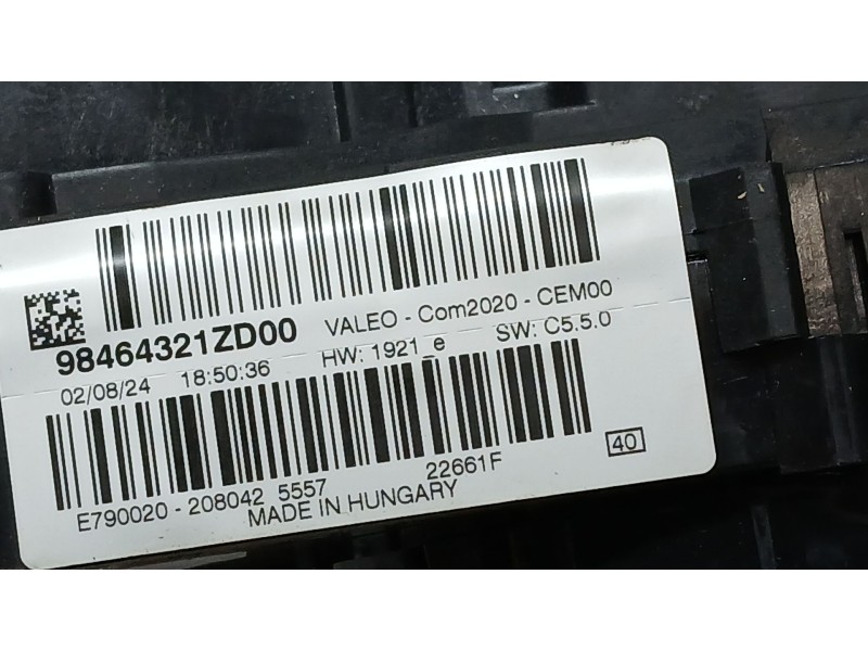 Recambio de mando luces y limpia para jeep avenger (j2) electric referencia OEM IAM 98464321ZD VALEO E790020208042