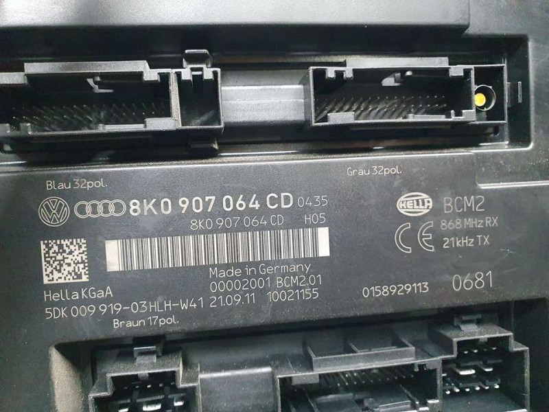Recambio de modulo electronico para audi a4 ber. (b8) básico referencia OEM IAM 8K0907064CD 5DK00991903 HELLA