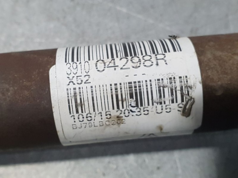 Recambio de transmision delantera derecha para dacia sandero basis referencia OEM IAM 391004298R  