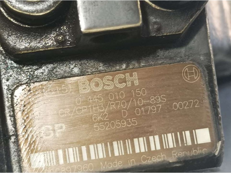 Recambio de bomba alta presion para alfa romeo 159 (140) 1.9 jtdm 16v / selective referencia OEM IAM 55205935 0445010150 BOSCH