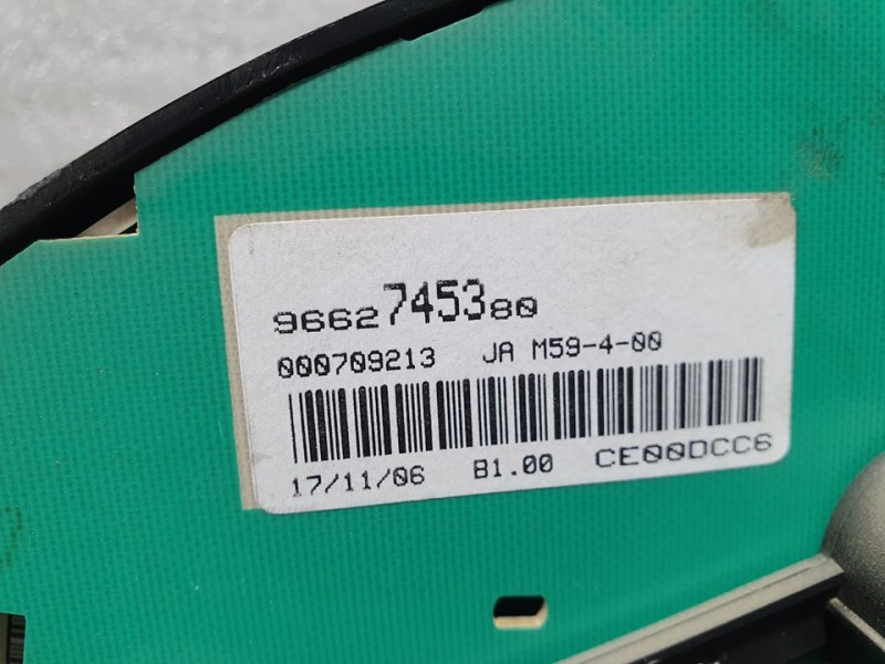 Recambio de cuadro instrumentos para citroën berlingo 2.0 hdi sx familiar referencia OEM IAM 9662745380 709213 