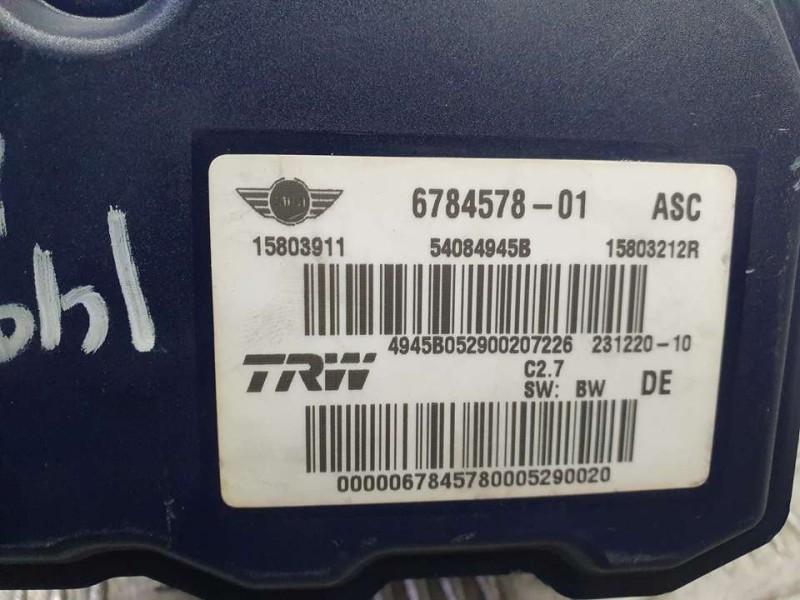 Recambio de abs para mini mini (r56) cooper d referencia OEM IAM 678457801 15803911 TRW