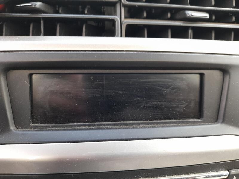 Recambio de pantalla multifuncion para citroën c-elysee (dd_) 1.6 hdi 92 referencia OEM IAM 9836586580  