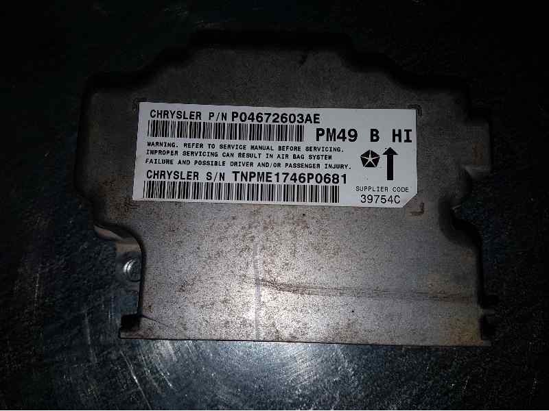 Recambio de kit airbag para dodge caliber se referencia OEM IAM P04672603AE  