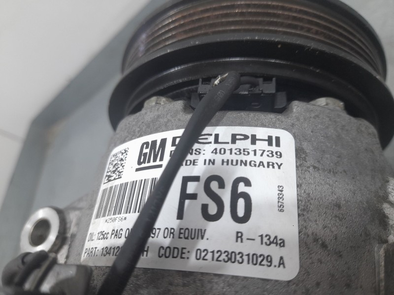 Recambio de compresor aire acondicionado para opel astra j sedán 1.4 turbo (69) referencia OEM IAM 13412250 401351739 DELPHI