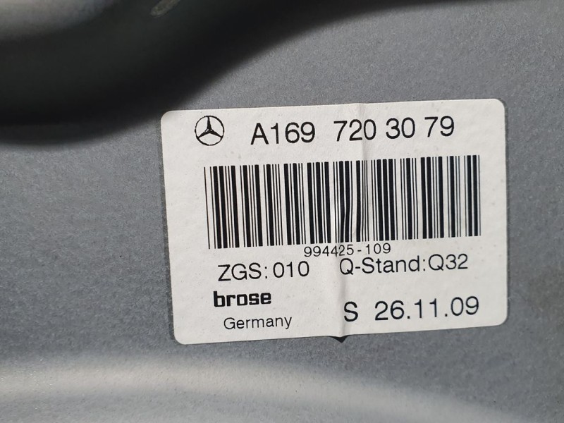 Recambio de elevalunas delantero derecho para mercedes-benz clase b (w245) 180 cdi (245.207) referencia OEM IAM A1697203079 9944
