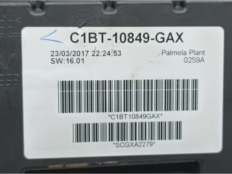 Recambio de cuadro instrumentos para ford fiesta (ccn) trend referencia OEM IAM C1BT10849GAX  PALMELA PLANT