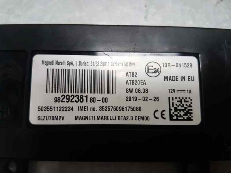 Recambio de modulo electronico para citroën c3 aircross bluehdi 120 s&s eat 6 shine referencia OEM IAM 9829238180 503551122234 M