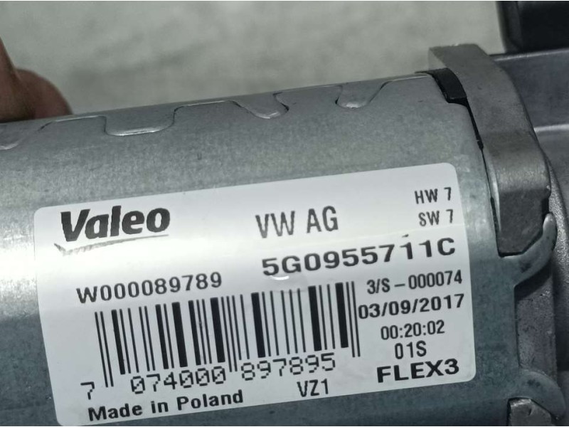 Recambio de motor limpia trasero para volkswagen up! (122) high up! bmt referencia OEM IAM 5G0955711C W000089789 VALEO