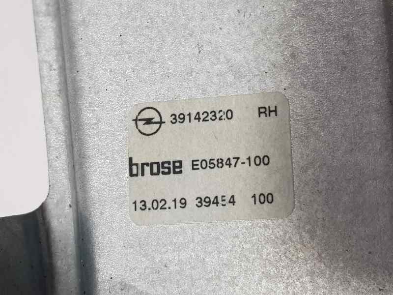 Recambio de elevalunas trasero derecho para opel astra k sports tourer dynamic referencia OEM IAM 39142320 E05847100 