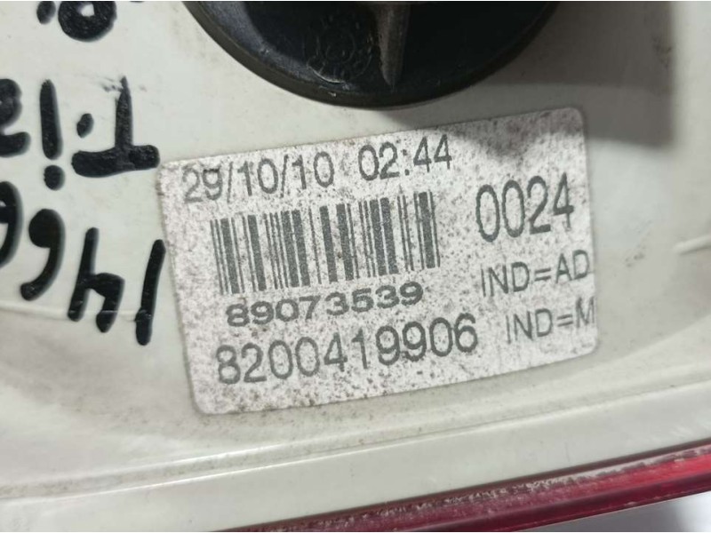 Recambio de piloto trasero izquierdo paragolpes para renault kangoo furgón maxi 5p grand comfort referencia OEM IAM 8200419906 8