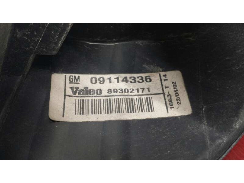 Recambio de piloto trasero izquierdo para opel corsa c edition referencia OEM IAM 09114336  