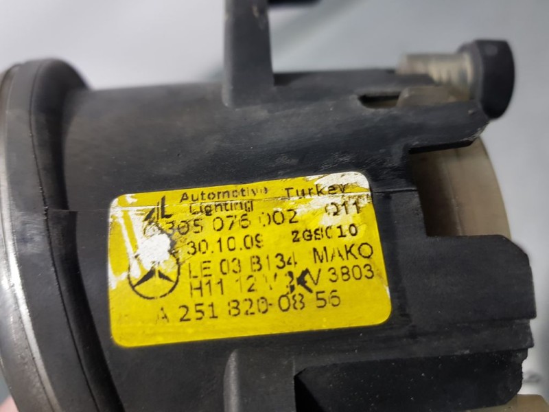 Recambio de faro antiniebla derecho para mercedes-benz clase b (w245) 180 cdi (245.207) referencia OEM IAM A2518200856  
