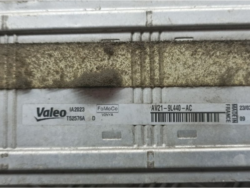 Recambio de intercooler para ford fiesta (ccn) trend referencia OEM IAM AV219L440AC T52576A VALEO