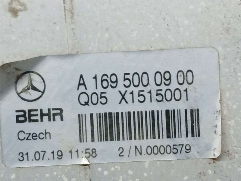 Recambio de intercooler para mercedes-benz clase b (w245) 180 cdi (245.207) referencia OEM IAM A1695000900 N0000579 BEHR
