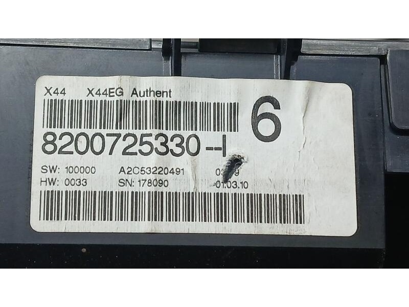 Recambio de cuadro instrumentos para renault twingo van referencia OEM IAM 8200725330  A2C53220491