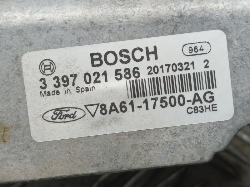 Recambio de motor limpia delantero para ford fiesta (ccn) trend referencia OEM IAM 8A6117500AG 3397021586 BOSCH